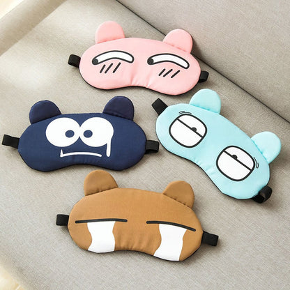 Expressive Chill: Cartoon Hot & Cold Compress Eye Patches