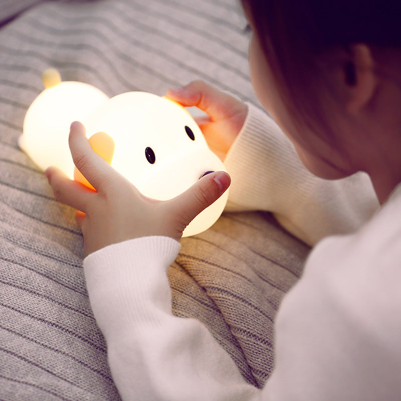 Puppy Dream Light: Rechargeable Dog-Shaped LED Night Lamp