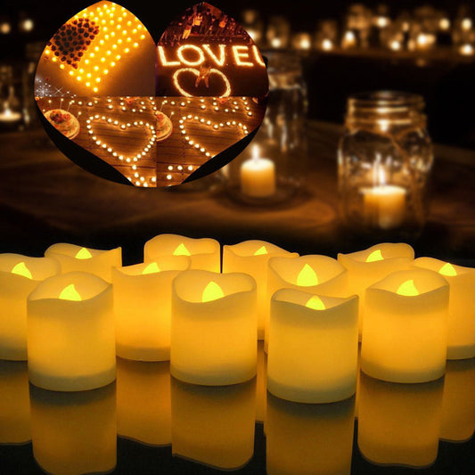 Wishful Glow: Flameless LED Decorative Candle