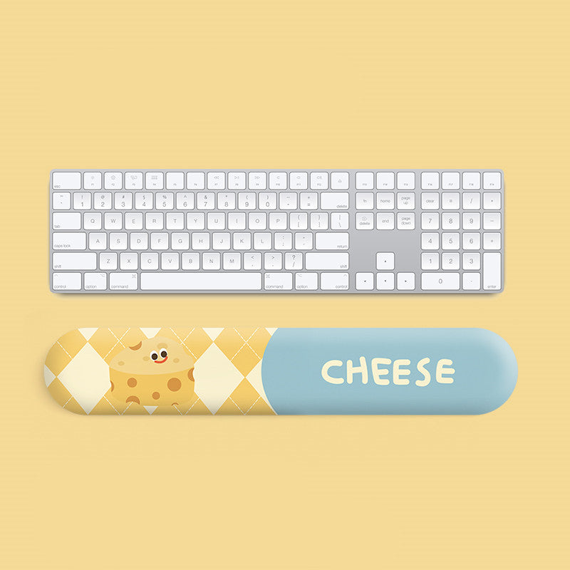 Cheesy Grid: Mouse Pad with Keyboard Hand Rest