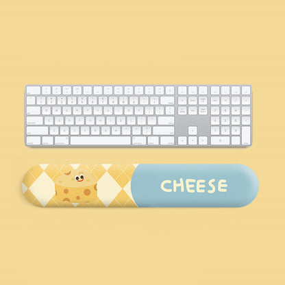 Cheesy Grid: Mouse Pad with Keyboard Hand Rest