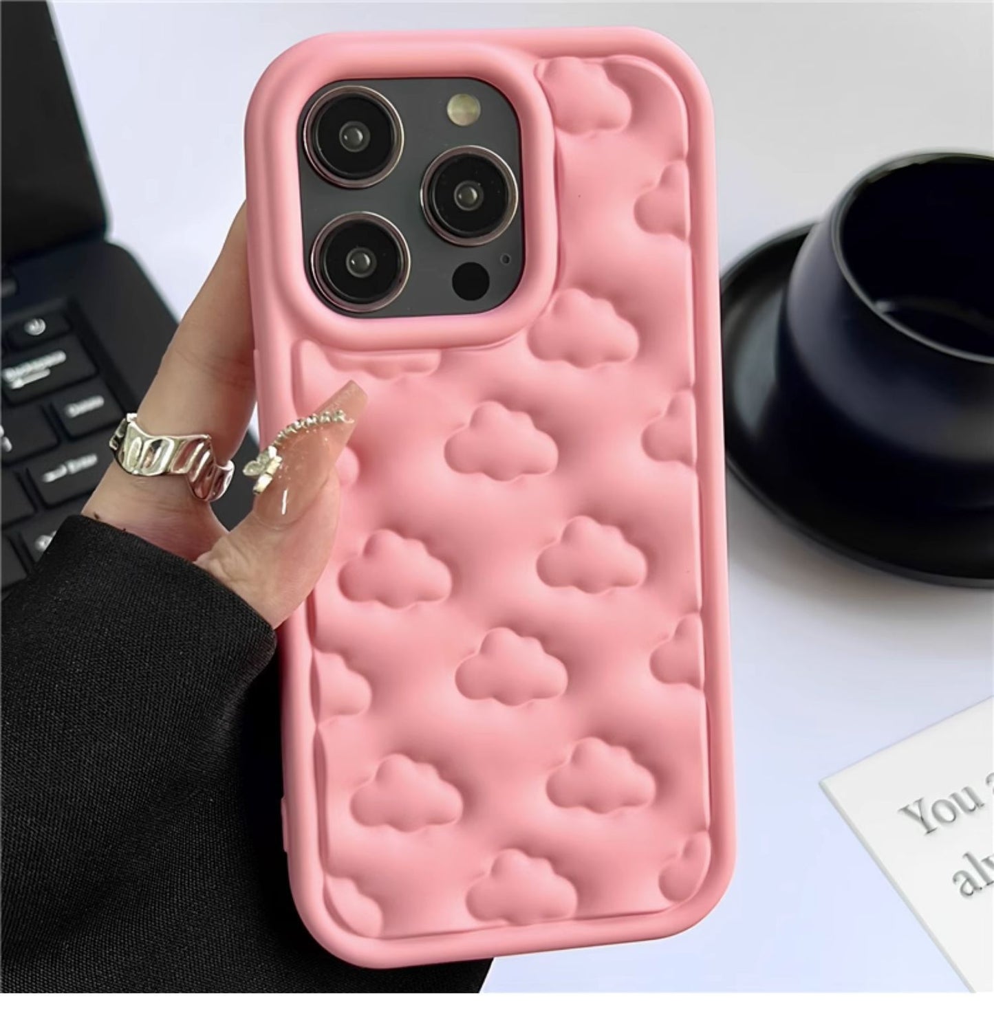 Sky High: Three-Dimensional Cloud Phone Case