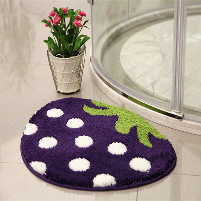 Soft Steps: Suede Cartoon Absorbent Non-Slip Bathroom Mat