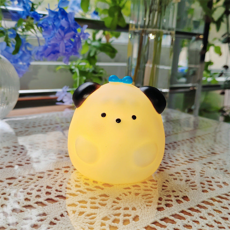 Night Market Shine: Cartoon Luminous Small LED Lamp