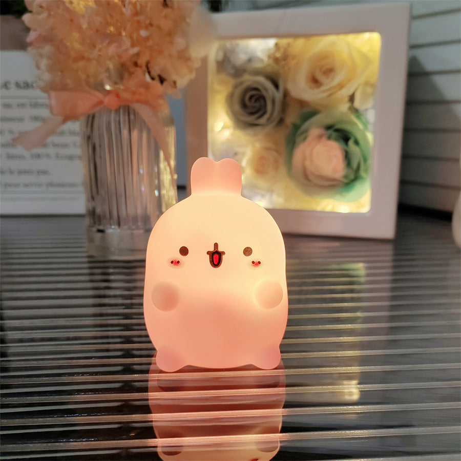 Night Market Shine: Cartoon Luminous Small LED Lamp