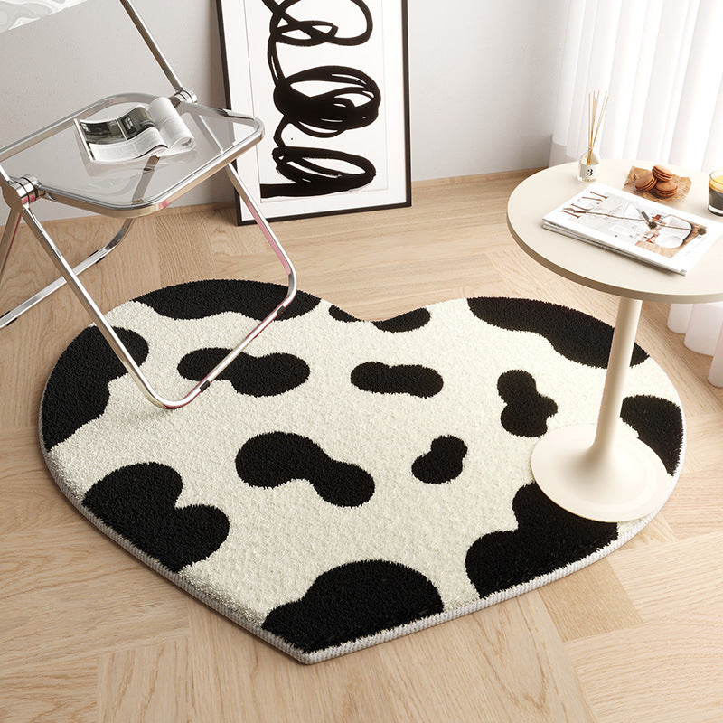 Heartfelt Haven: Chic Love-Inspired Absorbent Non-Slip Rug