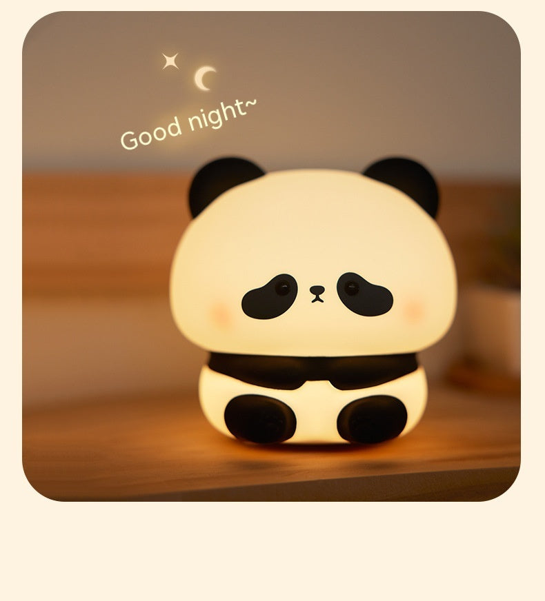 Panda Play: Adorable LED Silicone Night Light