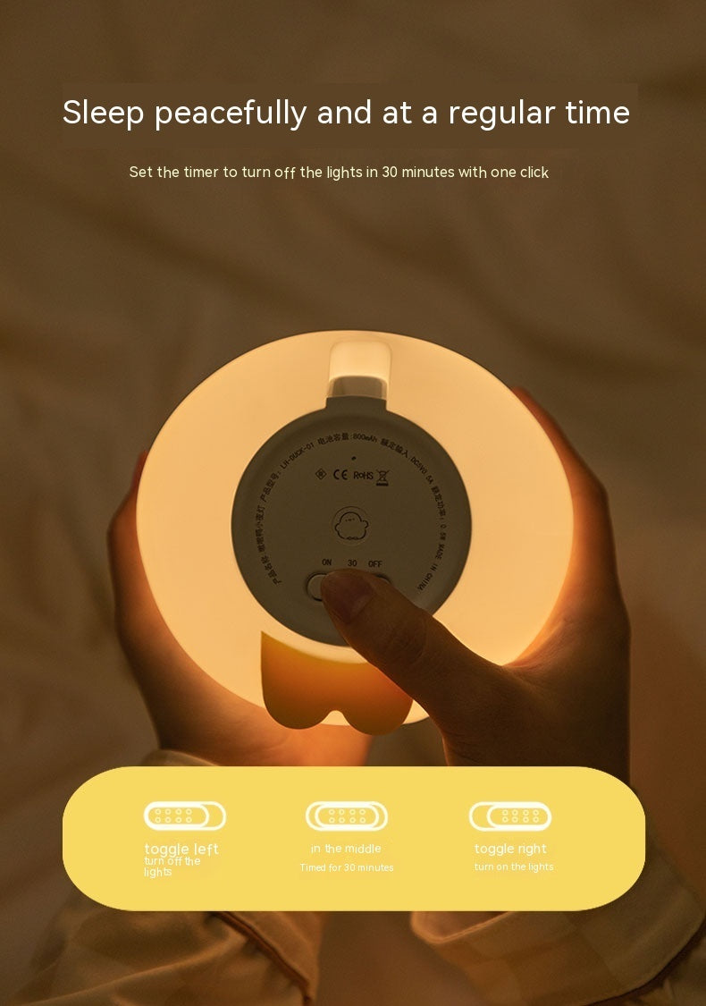 Ducky Night Light: Adorable Silicone Night Lamp