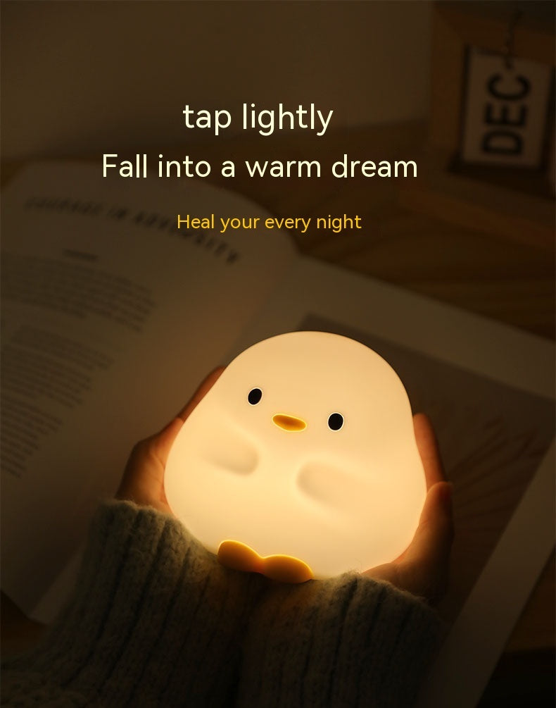 Ducky Night Light: Adorable Silicone Night Lamp