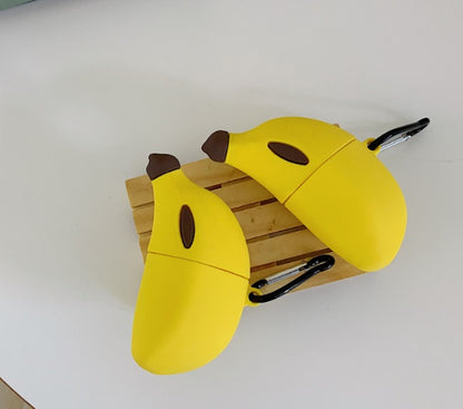 Banana Buddy: Cute Banana-Shaped AirPods Case