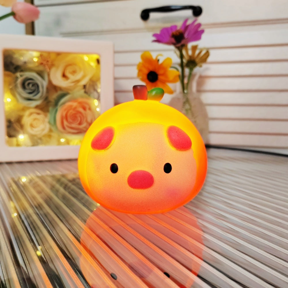 Night Market Shine: Cartoon Luminous Small LED Lamp