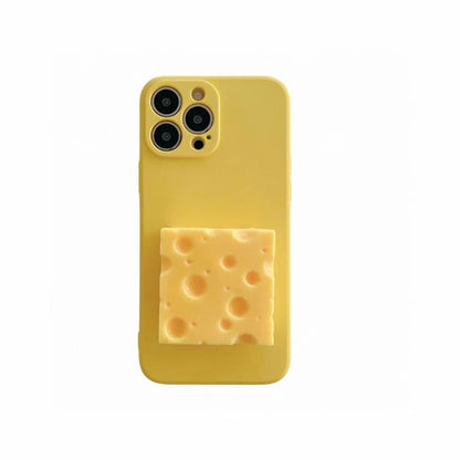 Cheesy Companion: Cute Cheese Mouse Fashion Phone Case