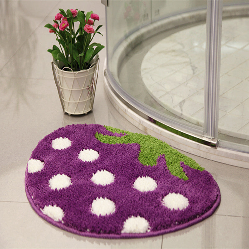 Soft Steps: Suede Cartoon Absorbent Non-Slip Bathroom Mat