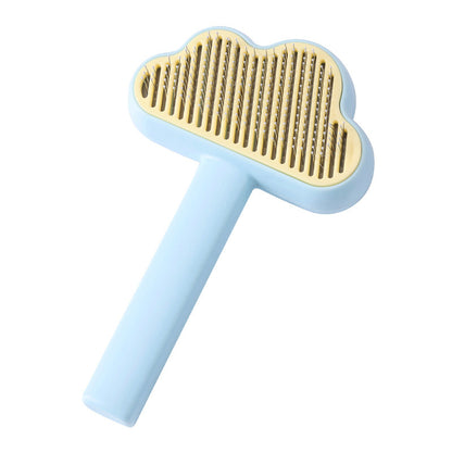 Fluffy Cloud: Self-Cleaning Needle Pet Comb for Effortless Grooming