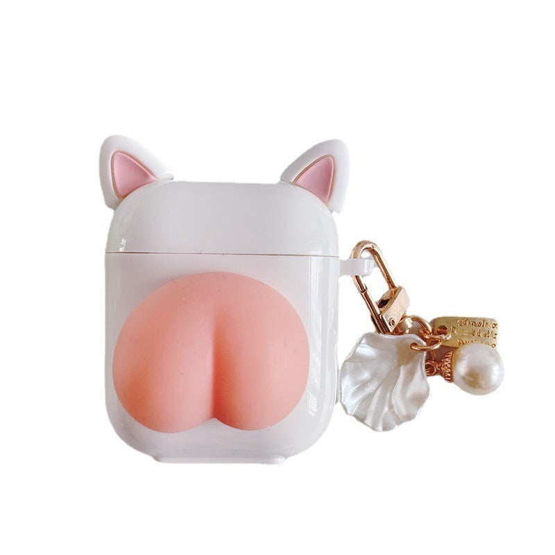 Cheeky Squeeze: Stress-Relieving Butt AirPods Case