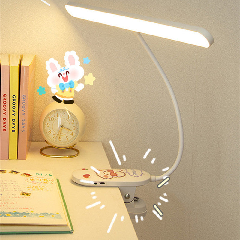 Adorable Clip-On Desk Lamp: Perfect for Eye-Safe Studying