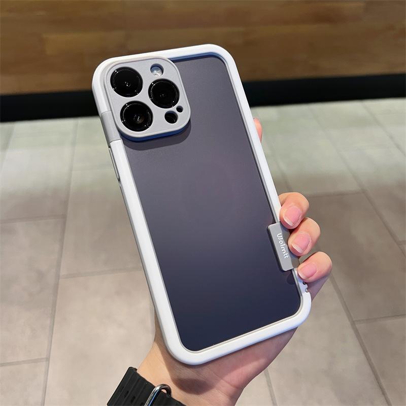 Dual Tone Guard: Contrast Color Frame Silicone Phone Case