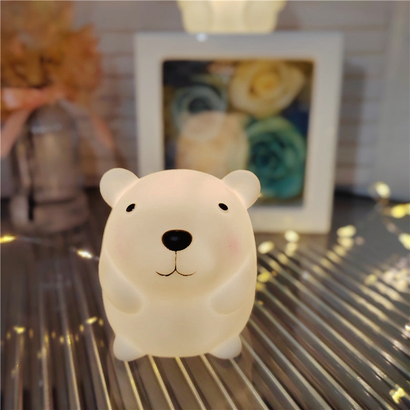 Night Market Shine: Cartoon Luminous Small LED Lamp