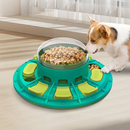 Paw Puzzle Feeder: Interactive Slow Feeder Bowl for Pets