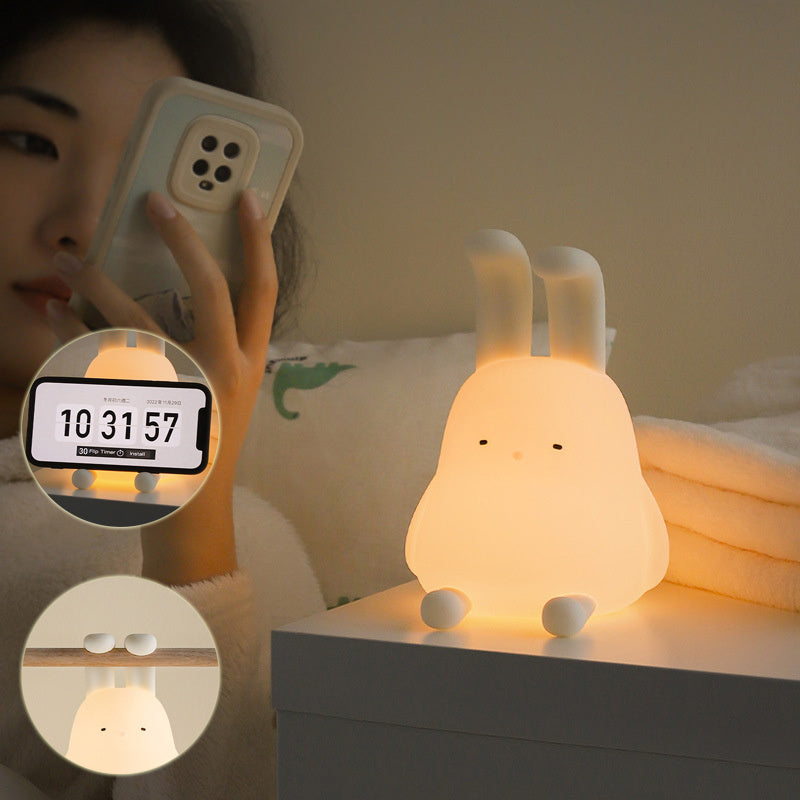 Bunny Bliss: Dimmable Cute Rabbit LED Mood Light