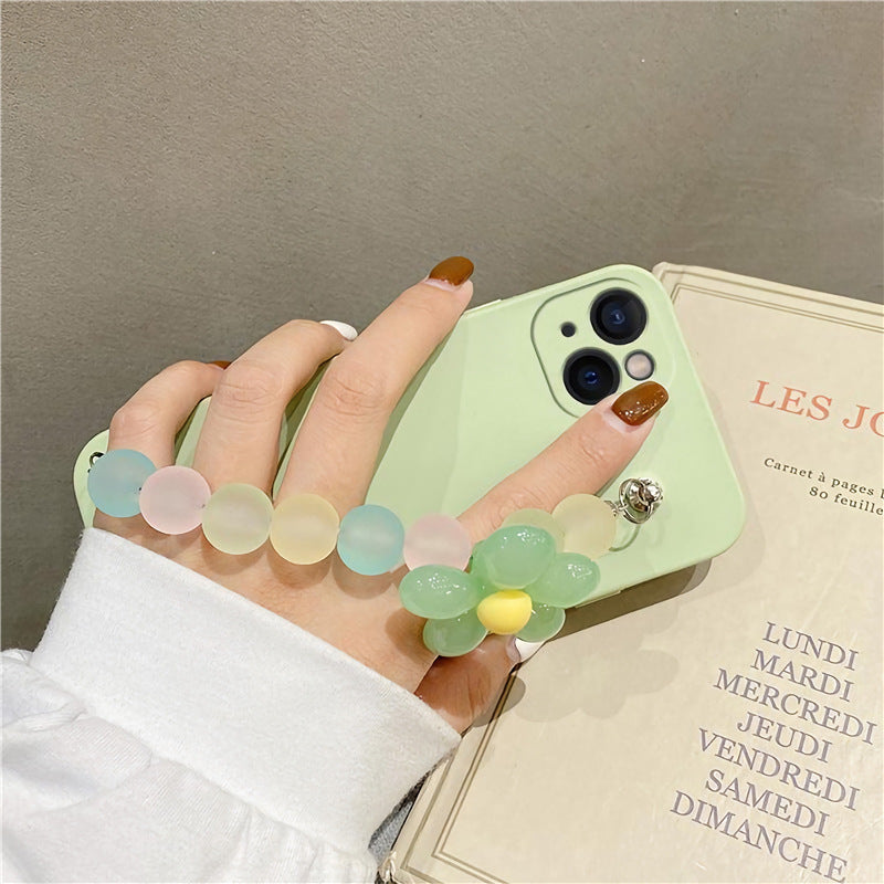 Blooming Bands: Korean-Inspired Floral Bracelet Phone Case