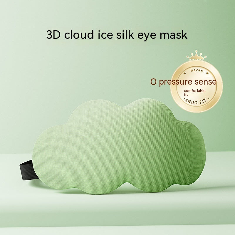 Cloud Nine Comfort: 3D Ice Silk Eye Mask