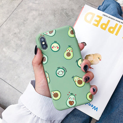 Guac 'n' Roll: Printed Avocado Silicone Phone Case