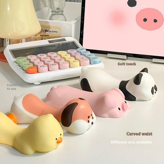 Squishy Comfort: Cute Decompression Mouse Pad with Memory Foam Wrist Rest