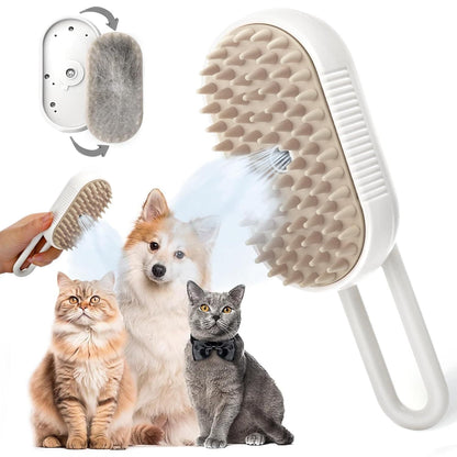 Fur Fresh: Steam Brush for Dog and Cat Grooming