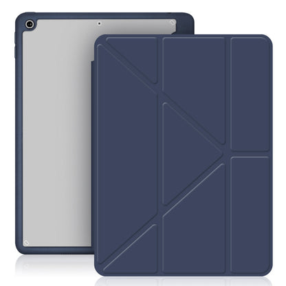 Fold Guard: Acrylic Y-Folding Soft Leather Case with Pen Slot for iPad