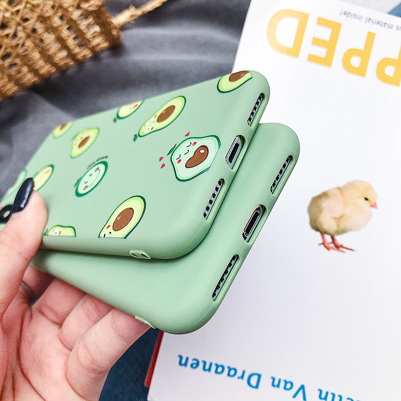 Guac 'n' Roll: Printed Avocado Silicone Phone Case