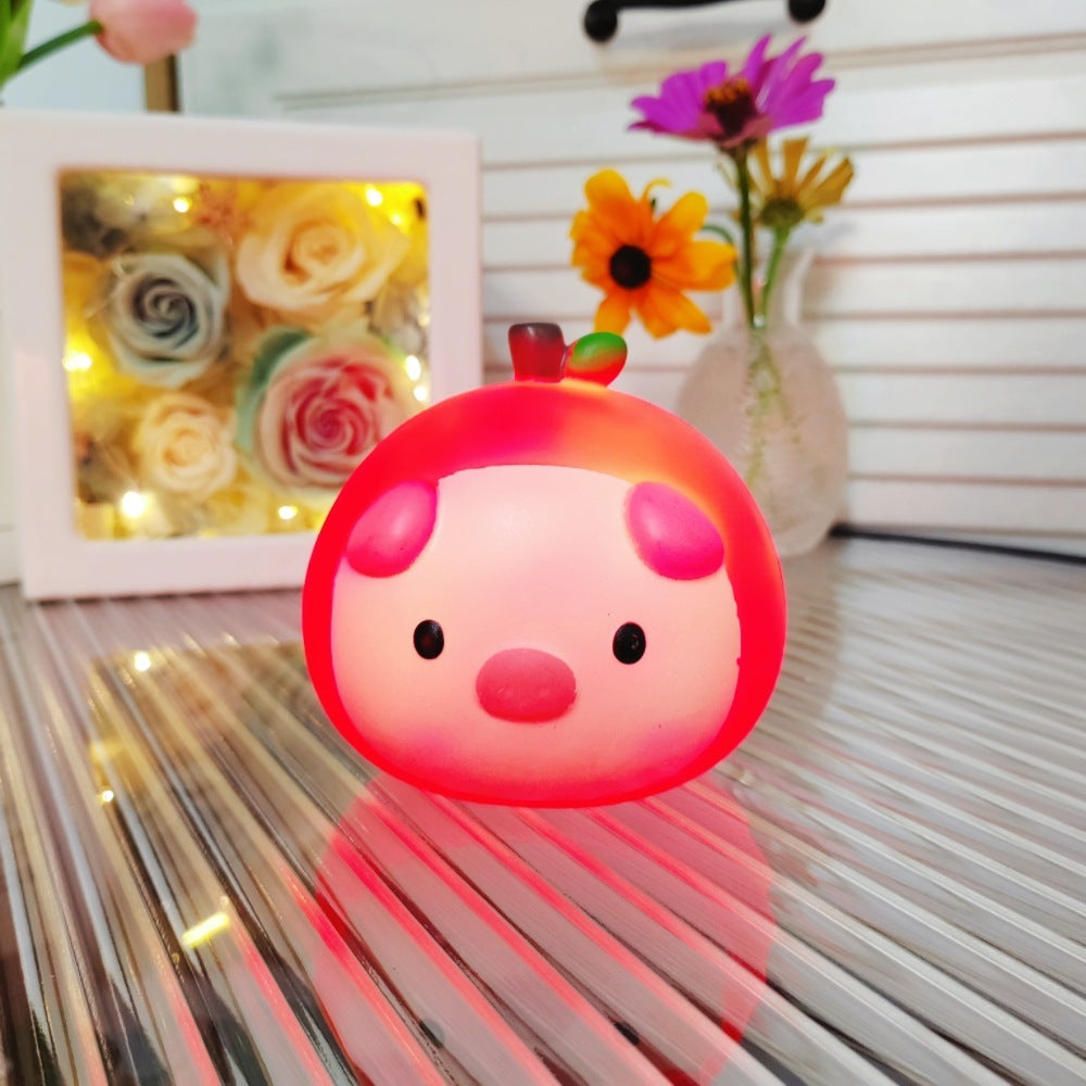 Night Market Shine: Cartoon Luminous Small LED Lamp