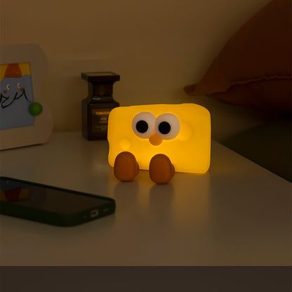 Cheesy Mini Glow: Cheese-Inspired Silicone Night Light