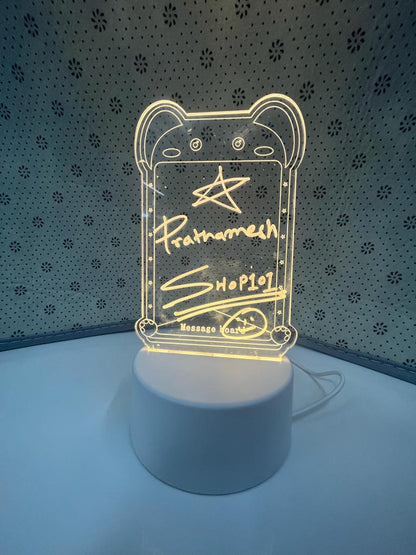 Illuminated Notes: 3D Creative Memo Light