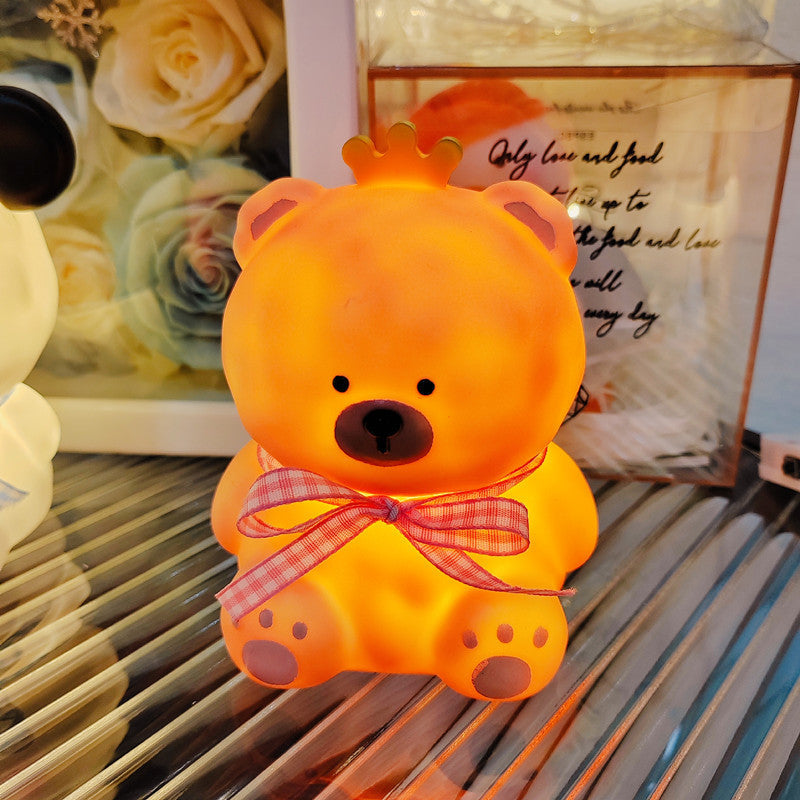 Night Market Shine: Cartoon Luminous Small LED Lamp