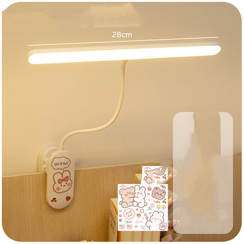 Adorable Clip-On Desk Lamp: Perfect for Eye-Safe Studying