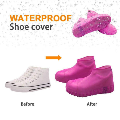 Step Guard: Silicone Reusable Anti-Skid Waterproof Shoe Covers