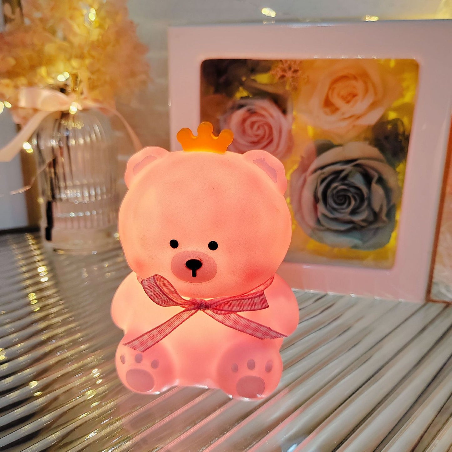 Night Market Shine: Cartoon Luminous Small LED Lamp