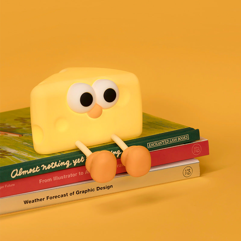 Cheesy Mini Glow: Cheese-Inspired Silicone Night Light