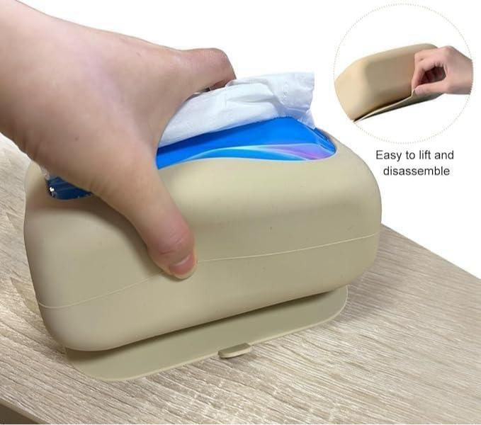 Grip & Go: Suction Cup Tissue Box