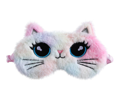 Kitty Purrfection: Plush Kitten Cooling Eye Mask