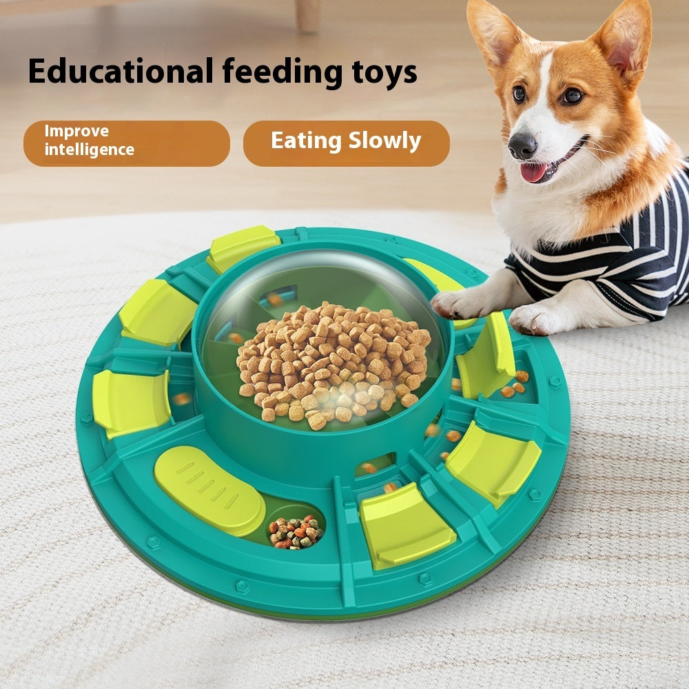 Paw Puzzle Feeder: Interactive Slow Feeder Bowl for Pets