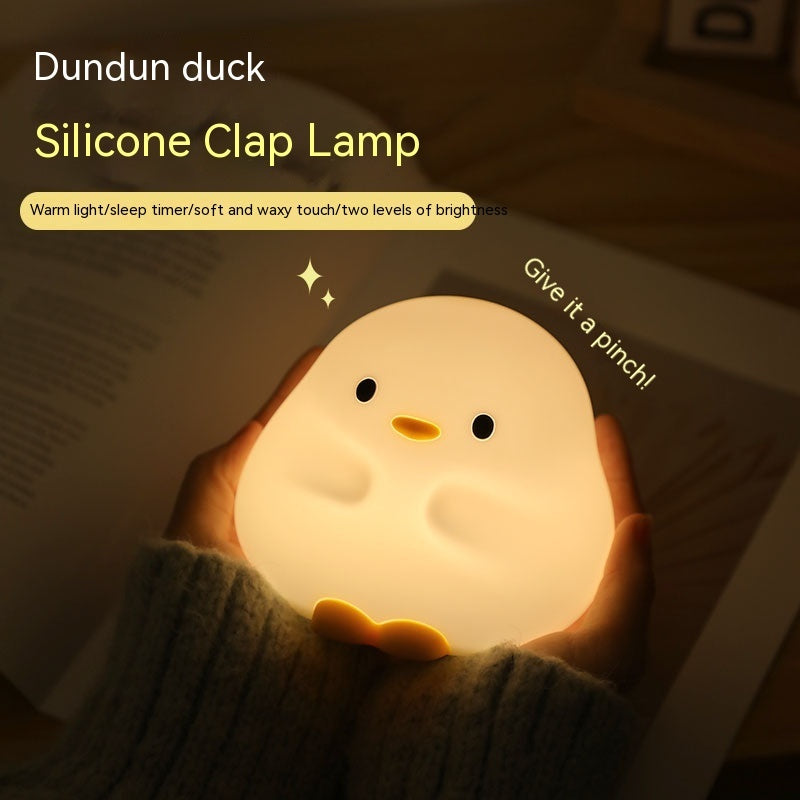 Ducky Night Light: Adorable Silicone Night Lamp