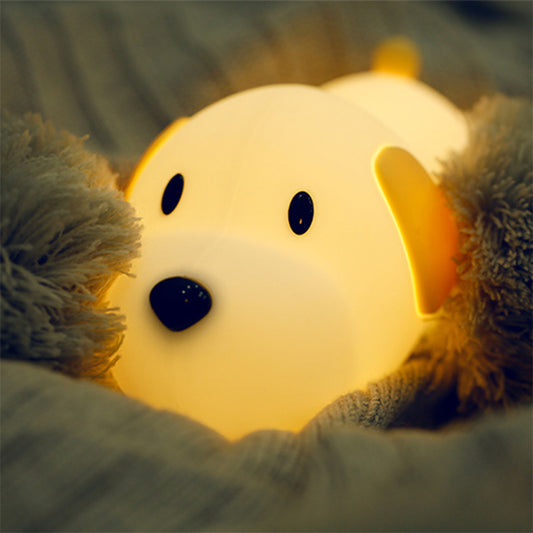 Puppy Dream Light: Rechargeable Dog-Shaped LED Night Lamp