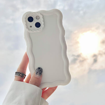 Cream Dream: Solid Liquid Wind Phone Case