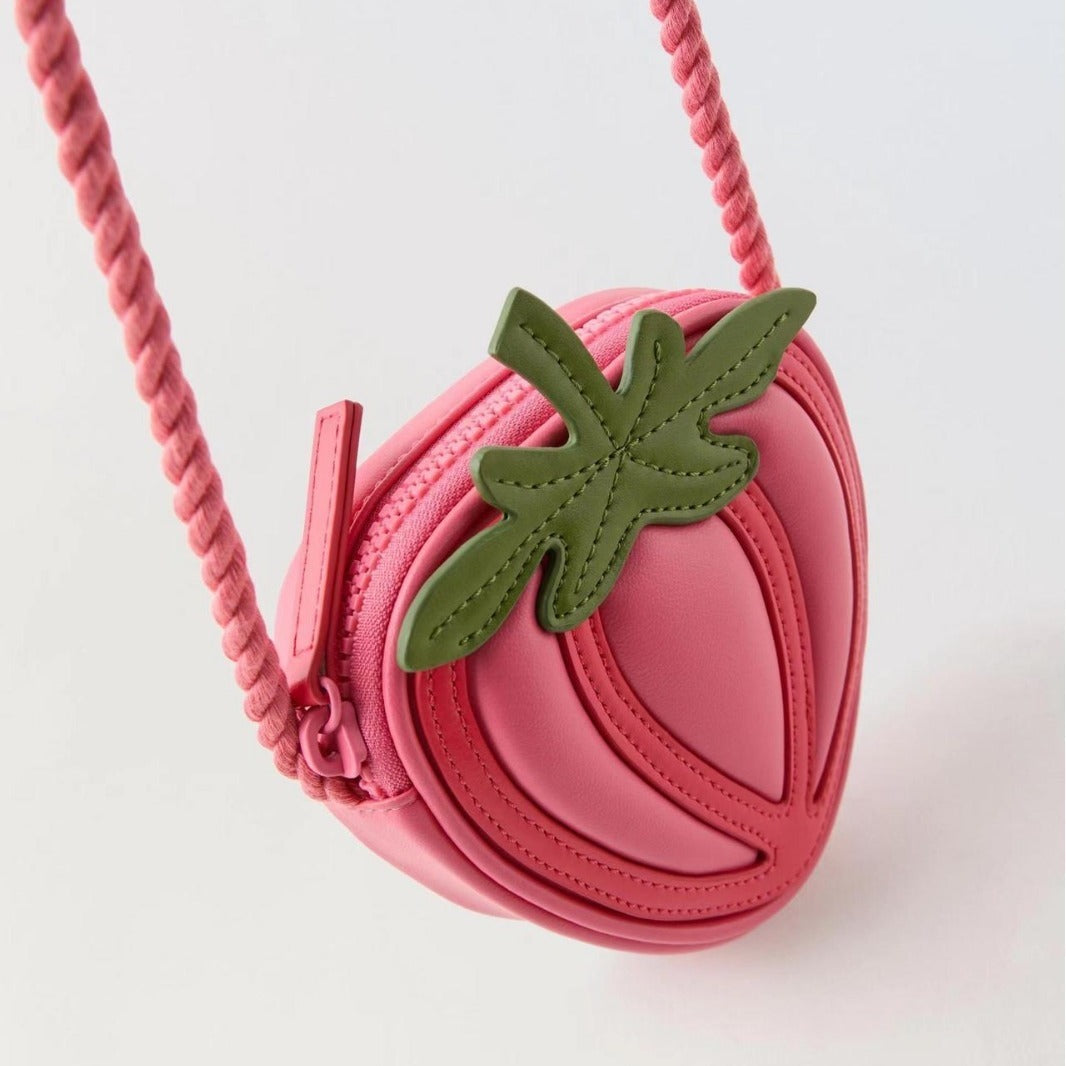 Strawberry Charm: New Cute Three-Dimensional Shoulder Bag