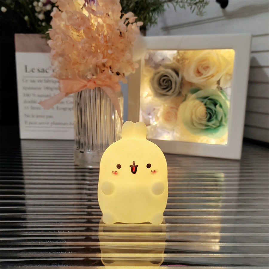 Night Market Shine: Cartoon Luminous Small LED Lamp