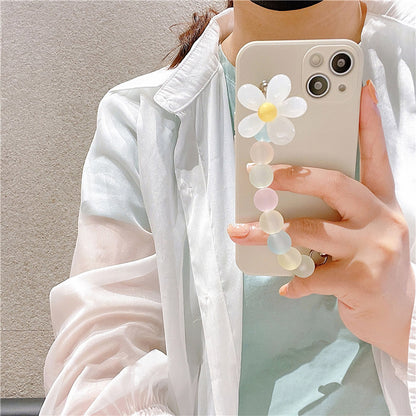 Blooming Bands: Korean-Inspired Floral Bracelet Phone Case