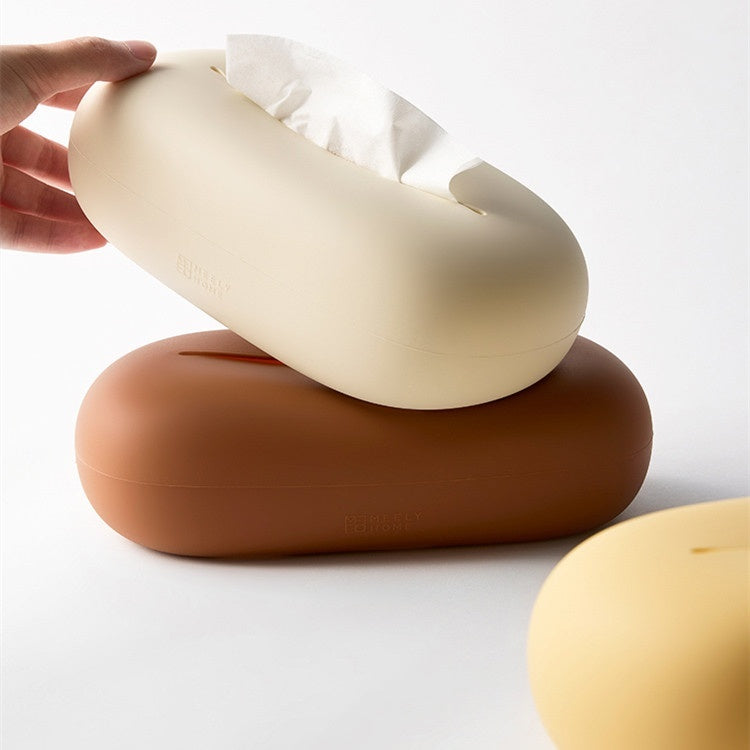 Creamy Dream: Stylish Silicone Tissue Box for Home