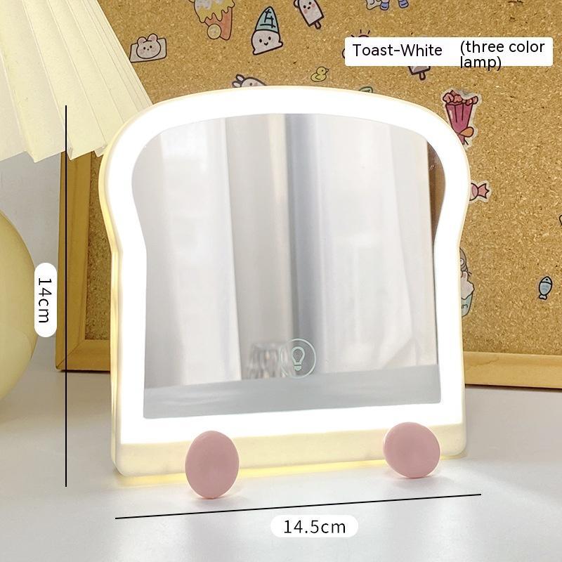 Morning Toast Magic: LED Makeup Mirror for Flawless Reflections